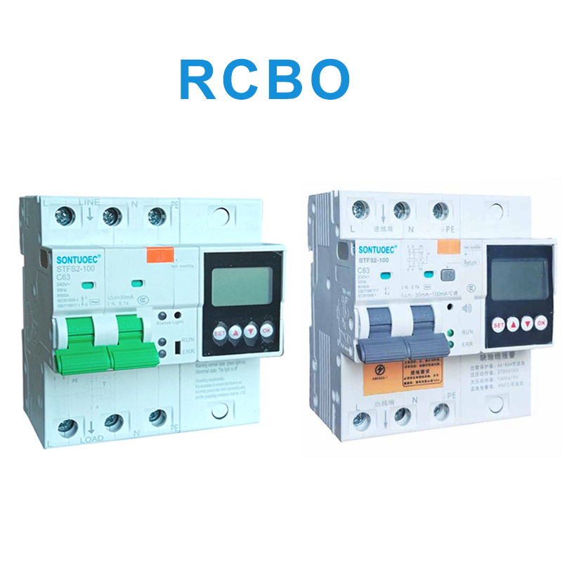 100A 2P 4P RCBO pelbagai fungsi