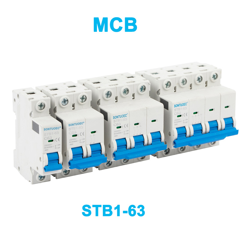 Struktur C65 Kompetitif STB1-63 Siri Miniatur Litar Pemutus MCB