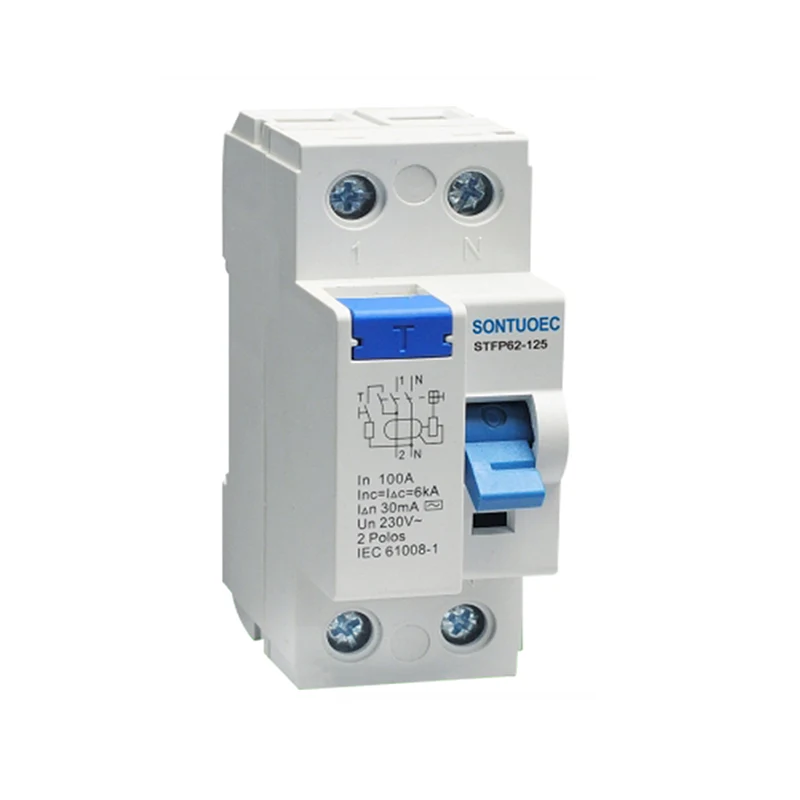 Magnetik elektronik Jenis RCCB 125A/30mA