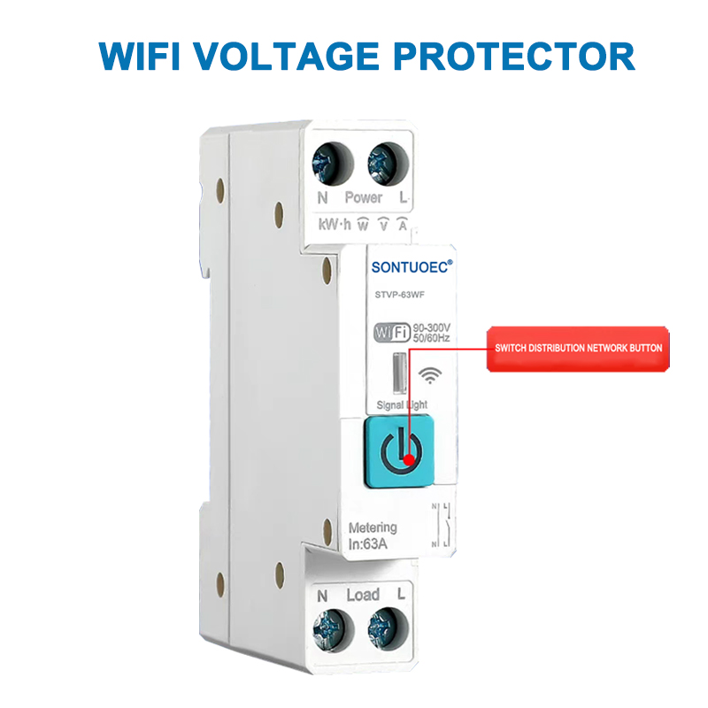 Pelindung voltan wifi jenis kereta api pintar